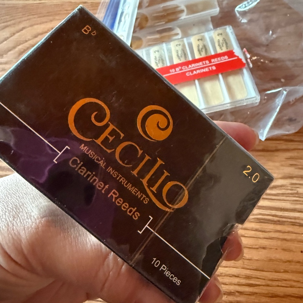 Clarinet Reeds - Black and Gold
